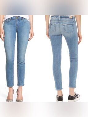 Paige Skyline Ankle Peg Denim Jeans,‎ Size 32